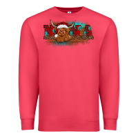 Cardinal christmas nana highland cow Premium Sweatshirt - BarkalooDesign