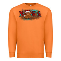 Carrot christmas nana highland cow Premium Sweatshirt - BarkalooDesign