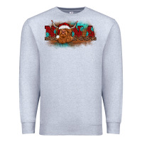 Christmas Nana Highland Cow Premium Sweatshirt | Teevron
