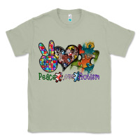 Matcha peace love autism Classic Tee - SublimationCraftShop