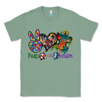 Sage peace love autism Classic Tee - SublimationCraftShop