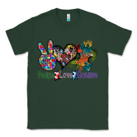 Sports Green peace love autism Classic Tee - SublimationCraftShop
