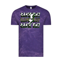 Cloud Purple game day game day soccer lightning bolt Vintage Tee - Zillion Design Studio