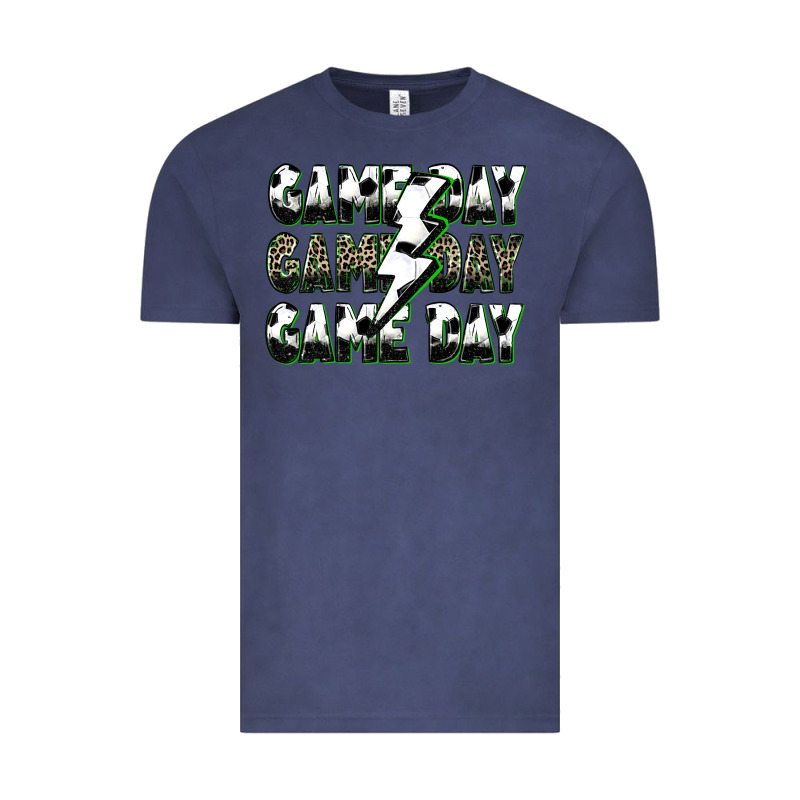 Game Day Game Day Soccer Lightning Bolt Vintage Tee by Zillion Design Studio | Teevron