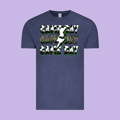 Game Day Game Day Soccer Lightning Bolt Vintage Tee Designed By Zillion Design Studio