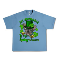 Pebble Blue st.patrick's day my french bulldog is my lucky charm Urban Heavy Tee - RanaPortraitStore