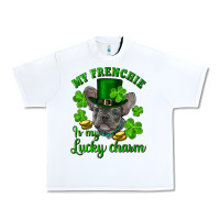 White st.patrick's day my french bulldog is my lucky charm Urban Heavy Tee - RanaPortraitStore
