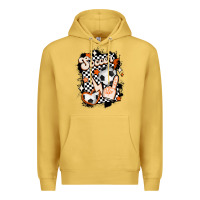 Antique Gold vintage soccer Premium Hoodie - MaliasSmallBusiness
