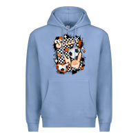 Colony Blue vintage soccer Premium Hoodie - MaliasSmallBusiness