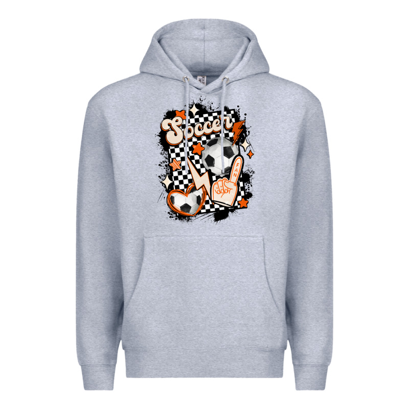 Vintage Soccer Premium Hoodie by MaliasSmallBusiness | Teevron