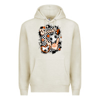 Oatmeal Heather vintage soccer Premium Hoodie - MaliasSmallBusiness