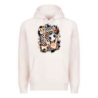 Pale Pink vintage soccer Premium Hoodie - MaliasSmallBusiness