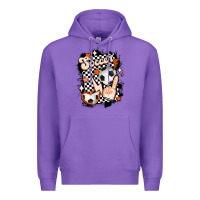 Purple vintage soccer Premium Hoodie - MaliasSmallBusiness