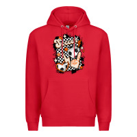 Red vintage soccer Premium Hoodie - MaliasSmallBusiness