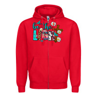 Red be the light Zipper Hoodie - AdoDesignShop