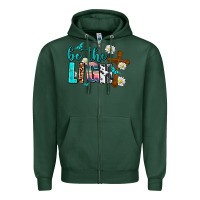 Sports Green be the light Zipper Hoodie - AdoDesignShop