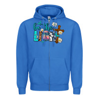 True Royal be the light Zipper Hoodie - AdoDesignShop