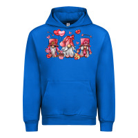 Cobalt valentine's day gnomes Urban Hoodie - LillyAllenDesigns