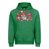 Emerald valentine's day gnomes Urban Hoodie - LillyAllenDesigns