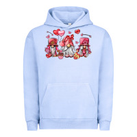 Pigment Grape Ice valentine's day gnomes Urban Hoodie - LillyAllenDesigns