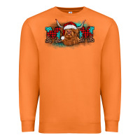 Carrot christmas mom highland cow Premium Sweatshirt - BarkalooDesign