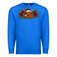 True Royal christmas mom highland cow Premium Sweatshirt - BarkalooDesign