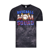 Cloud Black baseball mom squad Vintage Tee - texasbilliewilder