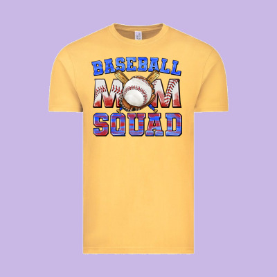 Vintage Tee baseball mom squad