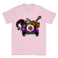Bubblegum Pink Halloween Truck Classic Tee - CowhideDigitalArt