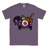 Lavender Halloween Truck Classic Tee - CowhideDigitalArt