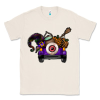 Natural Halloween Truck Classic Tee - CowhideDigitalArt