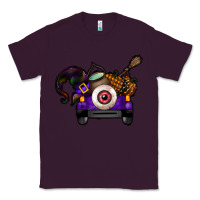 Plum Halloween Truck Classic Tee - CowhideDigitalArt