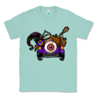 Seafoam Halloween Truck Classic Tee - CowhideDigitalArt