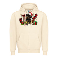 Sandshell christmas joy dachshund Zipper Hoodie - JahusDesignShop