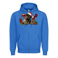 True Royal christmas joy dachshund Zipper Hoodie - JahusDesignShop
