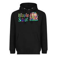 Black hippie soul caravan Heavyweight Hoodie - BarkalooDesign