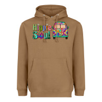 Toasted Coconut hippie soul caravan Heavyweight Hoodie - BarkalooDesign