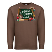 Chestnut I tacked 100 days school Baseball Premium Sweatshirt - NancyCooperArtShop