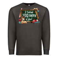 Smoke I tacked 100 days school Baseball Premium Sweatshirt - NancyCooperArtShop
