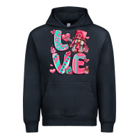 Navy love with gnome Urban Hoodie - LillyAllenDesigns