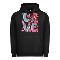 Pigment Black love with gnome Urban Hoodie - LillyAllenDesigns