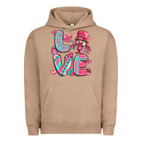 Pigment Burro love with gnome Urban Hoodie - LillyAllenDesigns