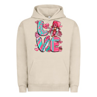 Pigment French Oak love with gnome Urban Hoodie - LillyAllenDesigns