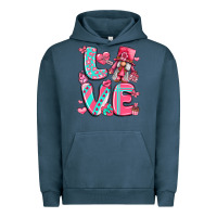 Pigment Midnight Navy love with gnome Urban Hoodie - LillyAllenDesigns