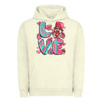 Pigment Pistachio love with gnome Urban Hoodie - LillyAllenDesigns