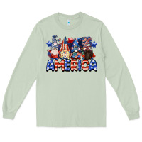 Matcha America gnomes 4th of July Long Sleeve Tee - CowGirlArtShop