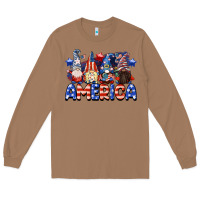 America Gnomes 4th Of July Long Sleeve Tee | Teevron