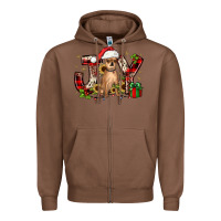 Chestnut Christmas joy chihuahua Zipper Hoodie - JahusDesignShop