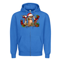 True Royal Christmas joy chihuahua Zipper Hoodie - JahusDesignShop
