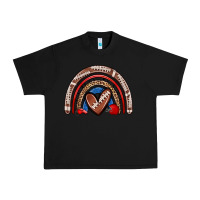 Black football rainbow Urban Heavy Tee - Zillion Design Studio